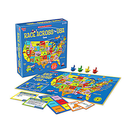Scholastic Race Across The USA Game