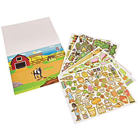 Reusable Farm Sticker Pad