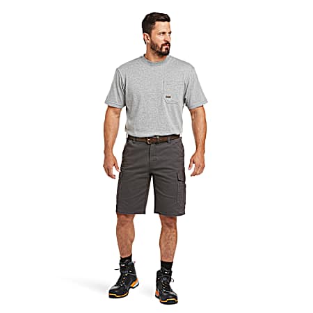 Men's Grey DuraStretch Made Tough Cargo Shorts