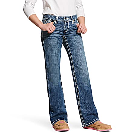 Girls' Eleanor Whipstitch Boot Cut jeans