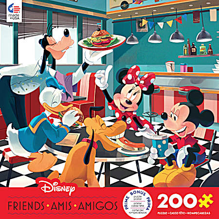 Disney Friends Puzzle 200 Pc - Assorted