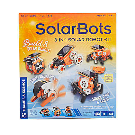 SolarBots 8-in-1 Solar Robot Kit
