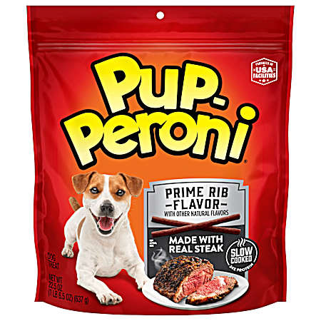 Prime Rib Flavor Dog Treats 22.5 oz Bag