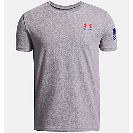 Boys' Freedom Flag Short Sleeve Shirt