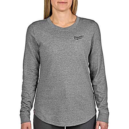 Women's Gray FreeFlex Hybrid Long Sleeve Shirt