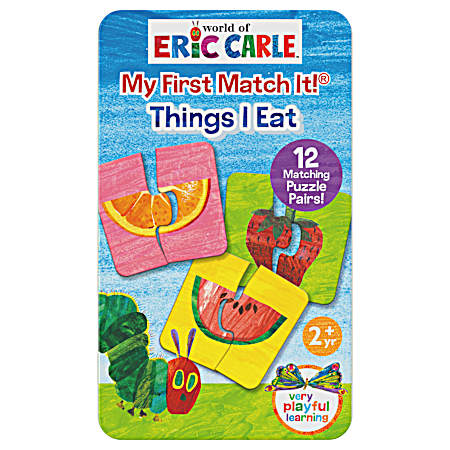 World of Eric Carle My First Match It! Tin Things I Eat
