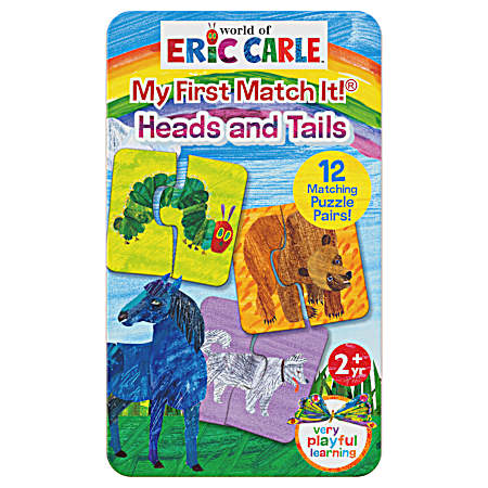 World of Eric Carle My First Match It! Tin Heads and Tails