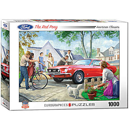 1000 Pc Auto Theme Jigsaw Puzzles - Assorted
