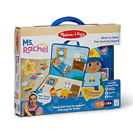 Ms. Rachel What to Wear Felt Activity Board