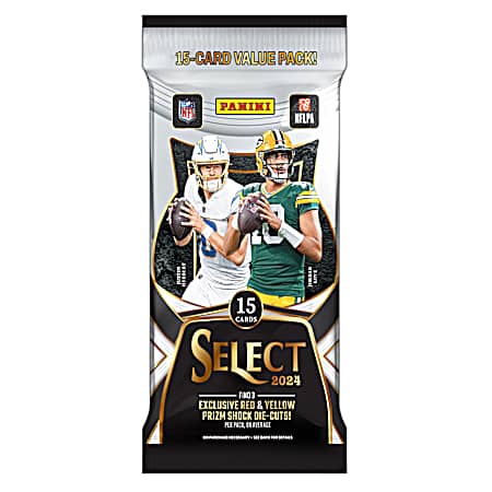 NFL 2024 Select Football Fat Pack Trading Cards