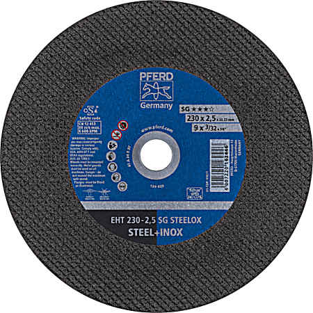 9 in Cut-Off Wheel for Steel/Stainless Steel - 7/8 in AH