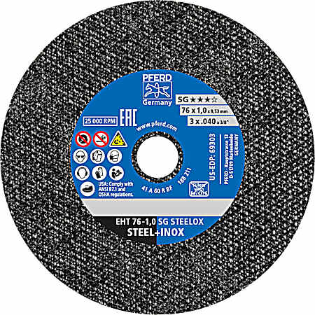 3 x .040 x 3/8 in Cut Off Wheel