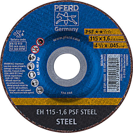 4-1/2 in Cut-Off Wheel T27 for Steel