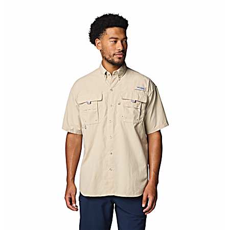 PFG Men's Bahama II Button Front Short Sleeve Shirt
