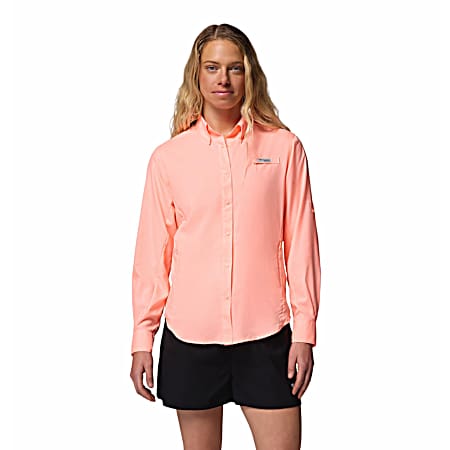PFG Women's Tamiami II Button Front Long Sleeve Shirt