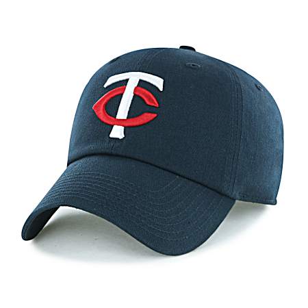 Adult Minnesota Twins Navy Mass Clean Up Cap