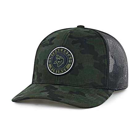 Adult Minnesota Vikings Sandalwood Woodland Cap