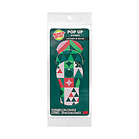 3 pk Pop-Up Sponge