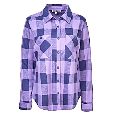 Women's Oversized Button Front Long Sleeve Shirt