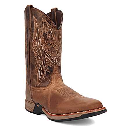 Men's Tan Vapor Leather Boots