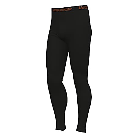 Men's Black Fleece Lined Baselayer Pants