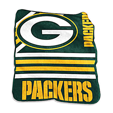 Green Bay Packers Raschel Throw Blanket