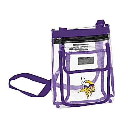 Minnesota Vikings Clear Cross Body Tote