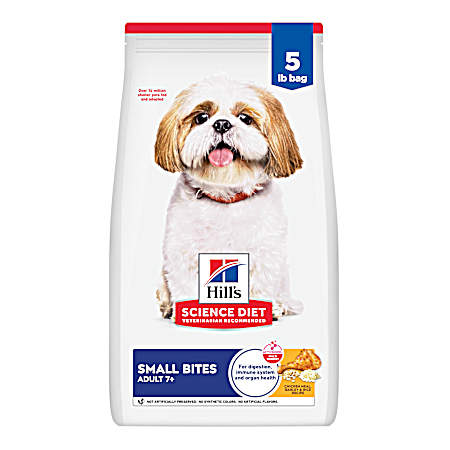 Science Diet Adult 7+ Small Bites Chicken Meal, Barley & Rice Recipe Dry Dog Food