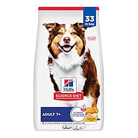 Science Diet Adult 7+ Chicken Meal, Barley & Rice Dry Dog Food
