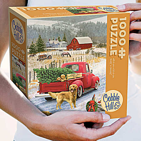 1,000 pc Classic Christmas Jigsaw Puzzle - Assorted