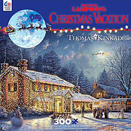 Thomas Kinkade Disney Holiday Movie Puzzle - 300 Pc Assorted