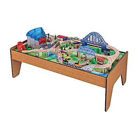 Roundhouse Train Set w/ Table - 100 Pc.