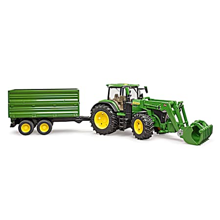 John Deere 7R 350 w/ Front Loader & Tipping Trailer