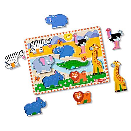 8-piece Safari Chunky Puzzle