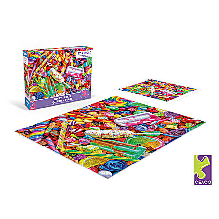 EZ 2-Hold Oversized 1000 pc Jigsaw Puzzle - Assorted