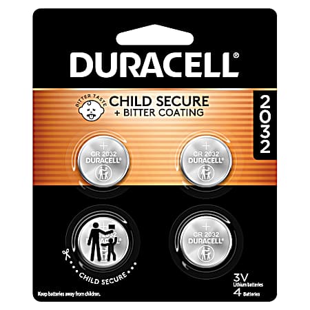 Duracell 2032 Lithium Coin Battery - 4 Pk