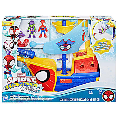 Water-Webs Webs Ahoy Bubble Pirate Ship Toy