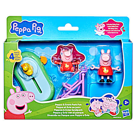 Peppa and Evie's Park Fun Playset