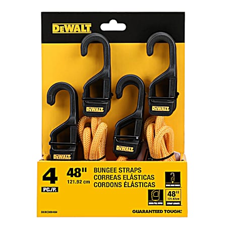48 in. 4 pk. Round Bungee