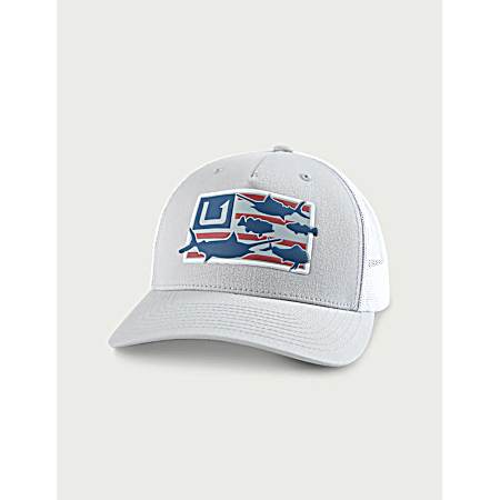 Men's Harbor Mist Trophy Flag Trucker Cap