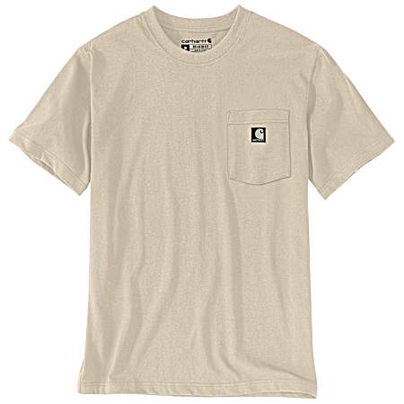 Men's Oat Milk Irvine Camo Rivet Short Sleeve Shirt