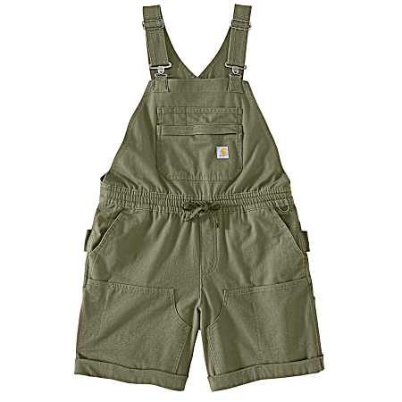 Women's Dusty Olive Force Ripstop Shortalls