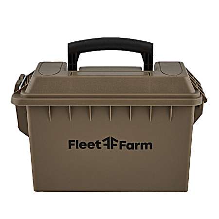 .30 Cal Dark Earth Plastic Ammo Box