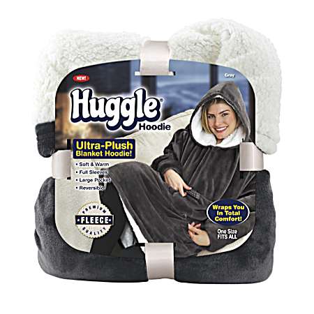 Gray Huggle Hoodie