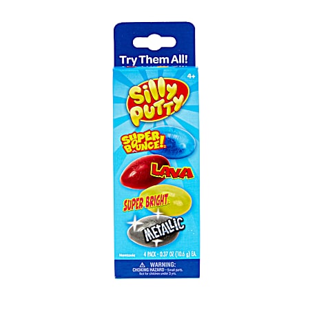Silly Putty Specialty Pack 4 Count