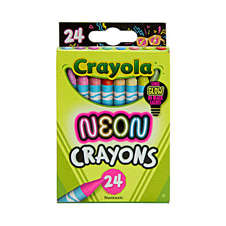 Neon Crayons 24 Count