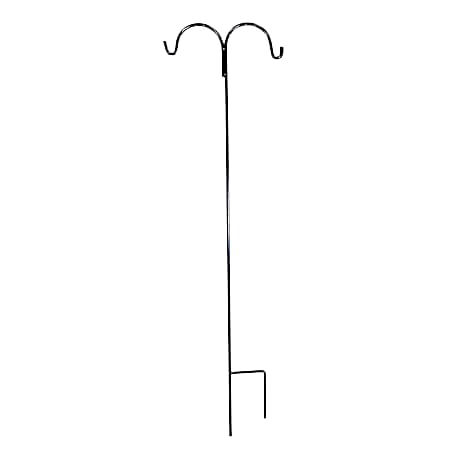 90 in. 5/8 in. Heavy Duty Tall Double Shepherd Hook