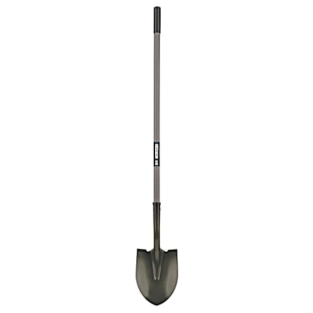 Tru Built 17 Gauge Round Point Shovel Turned Steps