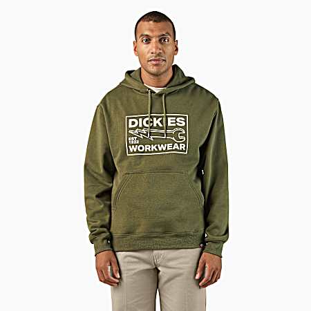 Men's Military Green Full Charge Pullover Hoodie