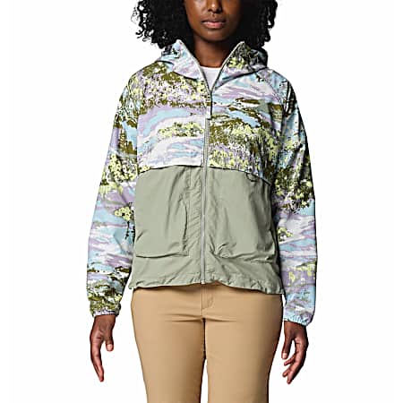 Women's Spire Valley Printed Windbreaker
